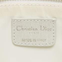 Pre Owned Dior Mint Green Shimmering Suede Babe Hobo