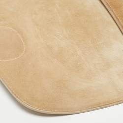 Pre Owned Dior Beige Leather Medium Bobby Shoulder Bag