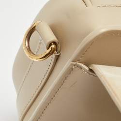 Pre Owned Dior Beige Leather Medium Bobby Shoulder Bag
