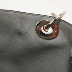 Pre Owned Dior Tricolor Leather Medium Diorissimo Tote