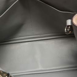 Pre Owned Dior Tricolor Leather Medium Diorissimo Tote