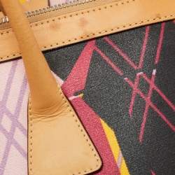 Pre Owned Dior Multicolor Printed Coated Canvas and Leather Argyle Bag