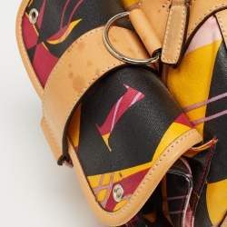 Pre Owned Dior Multicolor Printed Coated Canvas and Leather Argyle Bag