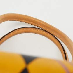 Pre Owned Dior Multicolor Printed Coated Canvas and Leather Argyle Bag