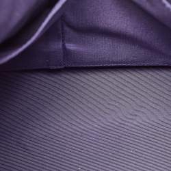 مملوكة مسبقًا Dior Purple Leather Diorissimo Bowler Bag