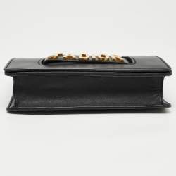 Pre Owned Dior Black Leather J’adior Flap Shoulder Bag