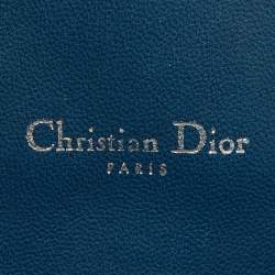 Dior Blue Cannage Leather Small Miss Dior Flap Bag