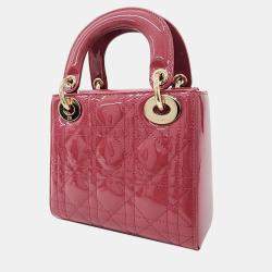 Pre Owned Christian Dior Patent Lady Bag Mini