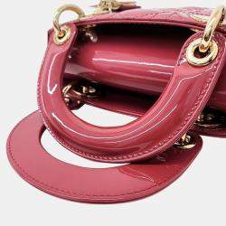 Pre Owned Christian Dior Patent Lady Bag Mini