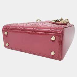 Pre Owned Christian Dior Patent Lady Bag Mini