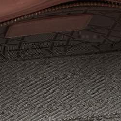 Dior Pink Cannage Patent Leather Mini Lady Dior Tote