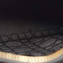 مملوكة مسبقًا Dior Black Cannage Patent Leather Medium Lady Dior Tote