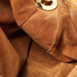 Dior Orange Cannage Soft Leather Small Hobo