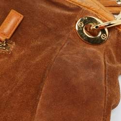 Dior Orange Cannage Soft Leather Small Hobo