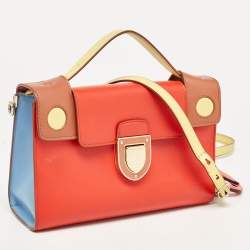 Pre Owned Dior Multicolor Leather Diorever Squad Shoulder Bag