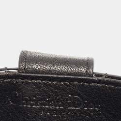 Pre Owned Dior Black Cannage Patent Leather Lady Dior 5 Gusset Card Holder