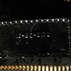 Pre Owned Dior Black Cannage Patent Leather Large Lady Dior Tote