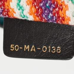 Pre Owned Dior Multicolor Embroidered Canvas Large Book Tote