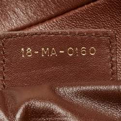 Pre Owned Dior Dark Brown Leather Libertine Hobo