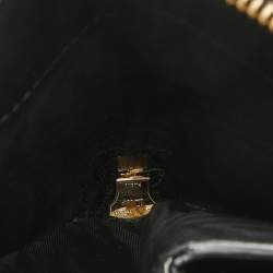 Dior Black Cannage Leather Lady Dior Voyageur Compact Wallet