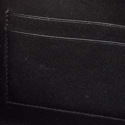 Pre Owned Dior Black Cannage Leather Caro Double Pouch Bag