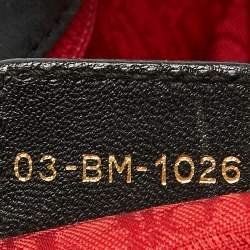 Dior Black Cannage Leather Flap Shoulder Bag