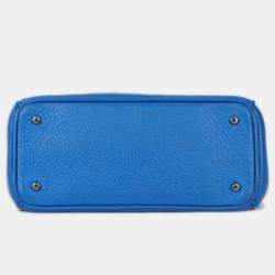 Dior diorissimo mini  electric blue grained calf leather SHW small Bag