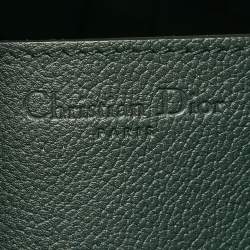 Pre Owned Dior Dark Green Cannage Leather Large Ultradior Tote