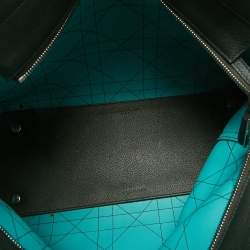 Pre Owned Dior Dark Green Cannage Leather Large Ultradior Tote