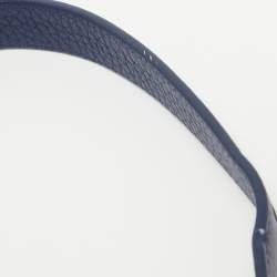Pre Owned Dior Blue Leather Mini Diorever Top Handle Bag