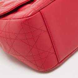 Pre Owned Dior Pink Cannage Leather Medium Miss Dior Shoulder Bag