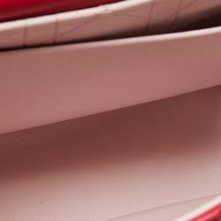 Pre Owned Dior Pink Cannage Leather Medium Miss Dior Shoulder Bag