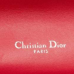 Pre Owned Dior Pink Cannage Leather Medium Miss Dior Shoulder Bag