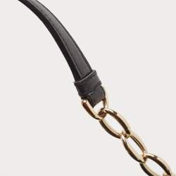 Pre Owned Dior Black Cannage Leather Soft Lady Dior Satchel