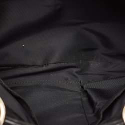 Pre Owned Dior Black Cannage Leather Soft Lady Dior Satchel