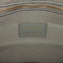 Dior Grey Medium Cannage Lady D-Lite