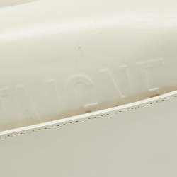 Pre Owned Dior Off White Leather Medium Bobby Shoulder Bag