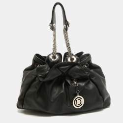 Pre Owned Dior Black Leather Le Trente Hobo