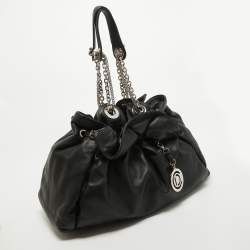 Pre Owned Dior Black Leather Le Trente Hobo