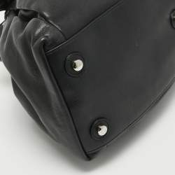 Pre Owned Dior Black Leather Le Trente Hobo
