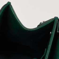 Pre Owned Dior Green Leather Medium Diorever Bag