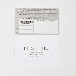 Pre Owned Dior Red Crackled Patent Leather Small Diorama Shoulder Bag