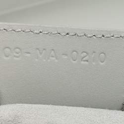 Pre Owned Dior Grey Ultramatte Leather Saddle Shoulder Bag
