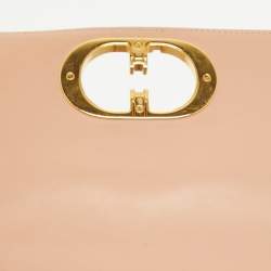 Pre Owned Dior Beige Cannage Leather Medium Caro Shoulder Bag