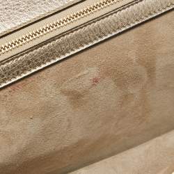 Dior Gold Leather Medium Diorama Shoulder Bag