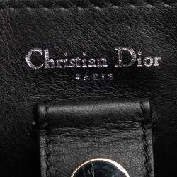 Dior Black/Silver Mini Embellished Diorissimo