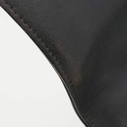 Pre Owned Dior Black Microcannage Patent Leather Medium Diorama Flap Shoulder Bag