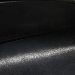 Pre Owned Dior Black Microcannage Patent Leather Medium Diorama Flap Shoulder Bag