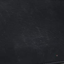 Pre Owned Dior Black Microcannage Patent Leather Medium Diorama Flap Shoulder Bag