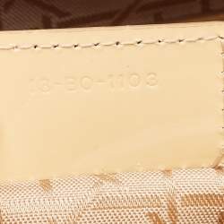Pre Owned Dior Beige Cannage Patent Leather Large Lady Dior Tote